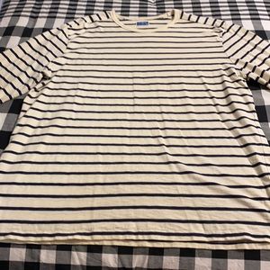 J.Crew Men's Long Sleeve Slub Stripe T-Shirt